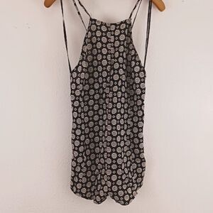 Forever 21 open back spaghetti strap romper size S